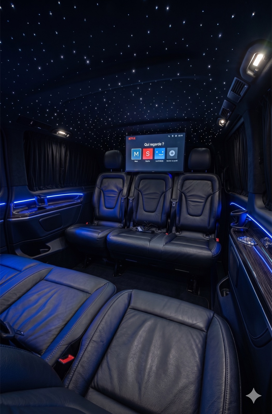 Écran HD avec Netflix à bord du Class V